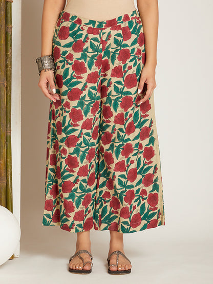 Cotton Block Printed Palazzo