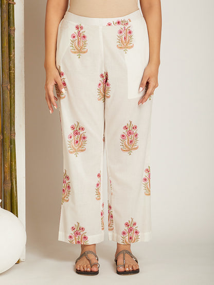 Block Printed Cotton Pants