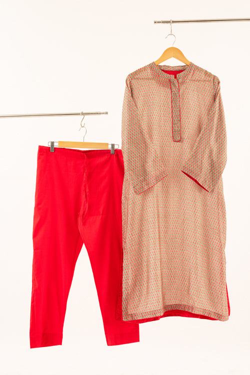 Rose Kurta Set